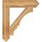Ekena Millwork Balboa Arts & Crafts Rough Sawn Bracket, Western Red Cedar, 6"W x 32"D x 36"H BKT06X32X36BOA03RWR - alternate 4